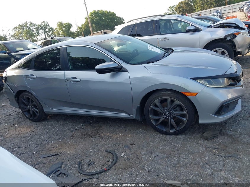 2019 HONDA CIVIC SEDAN 2.0L I-4 DOHC, VVT, REGULAR , 158HP