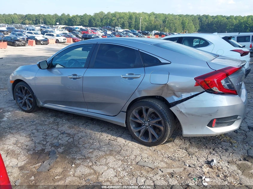 2019 HONDA CIVIC SEDAN 2.0L I-4 DOHC, VVT, REGULAR , 158HP