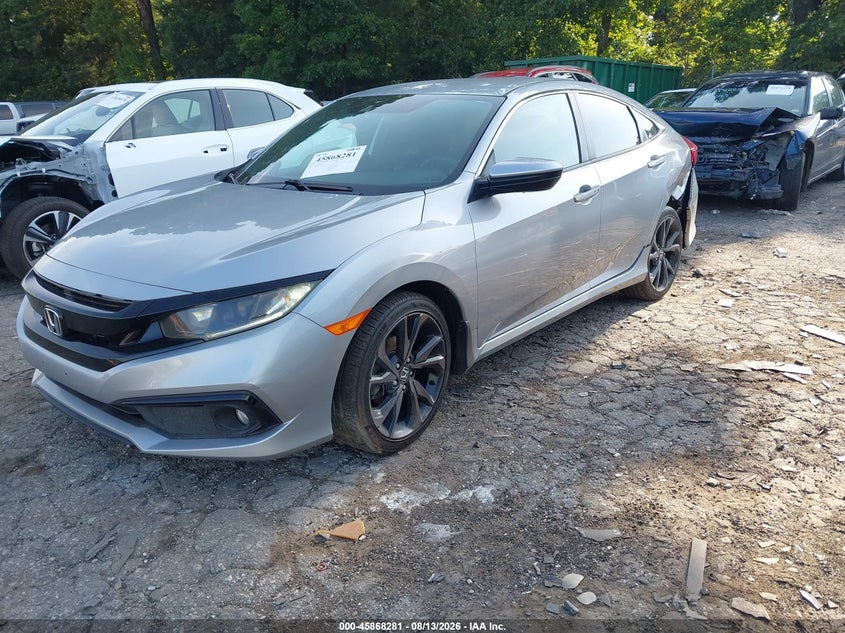 2019 HONDA CIVIC SEDAN 2.0L I-4 DOHC, VVT, REGULAR , 158HP