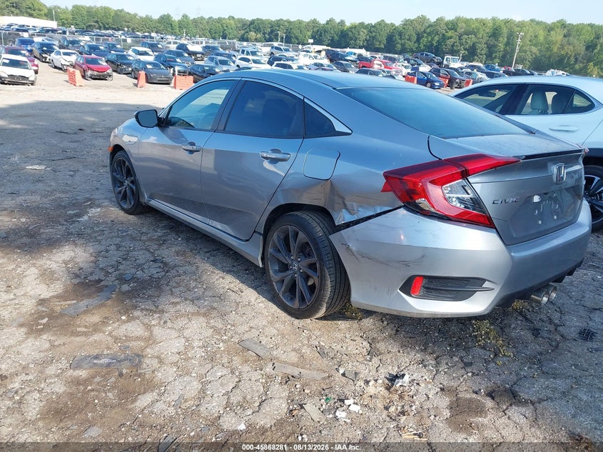 2019 HONDA CIVIC SEDAN 2.0L I-4 DOHC, VVT, REGULAR , 158HP