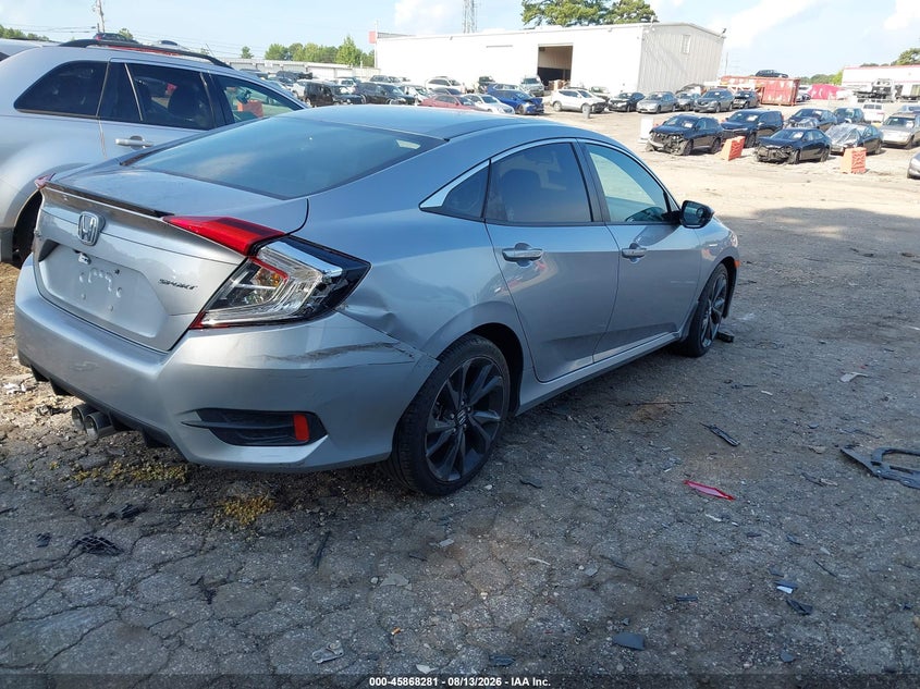 2019 HONDA CIVIC SEDAN 2.0L I-4 DOHC, VVT, REGULAR , 158HP