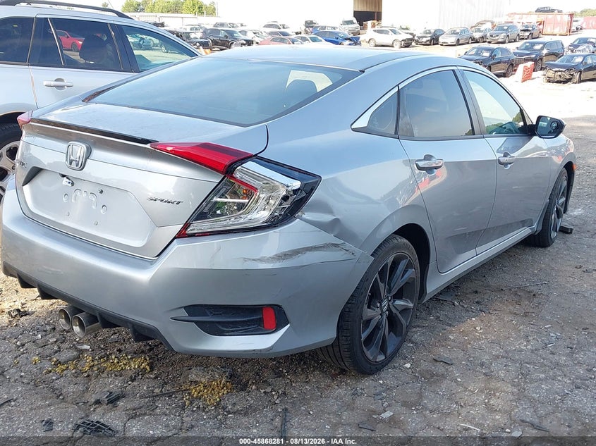 2019 HONDA CIVIC SEDAN 2.0L I-4 DOHC, VVT, REGULAR , 158HP