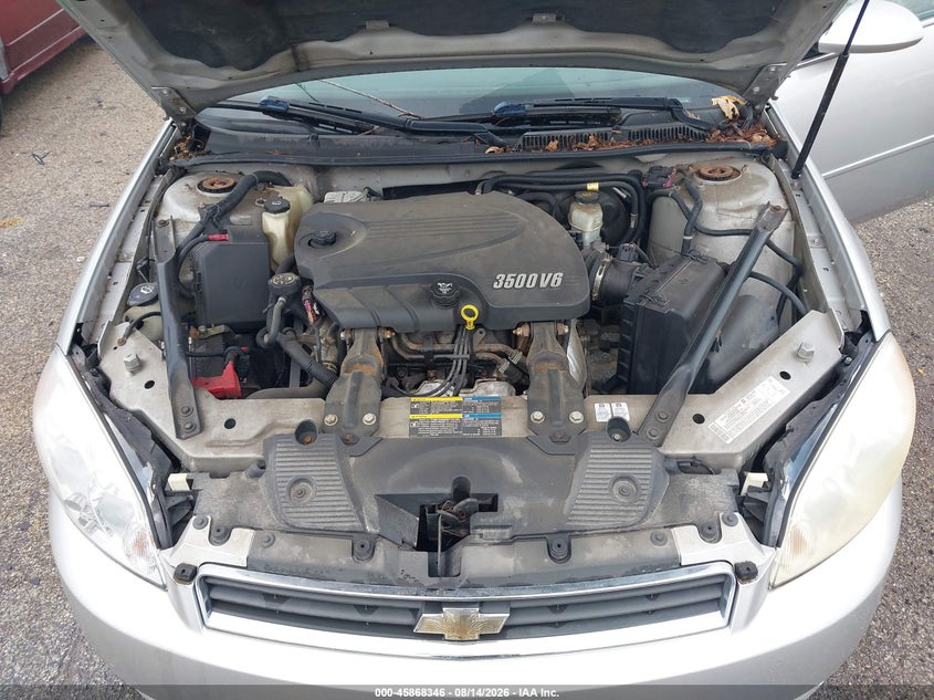 2006 CHEVROLET IMPALA SEDAN 3.5L V-6 VVT, 211HP
