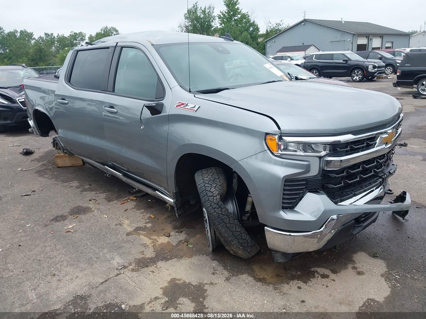 2025 Chevrolet Silverado 1500, Оба бока, IAAI, VIN 2GCUKDED5S1201821