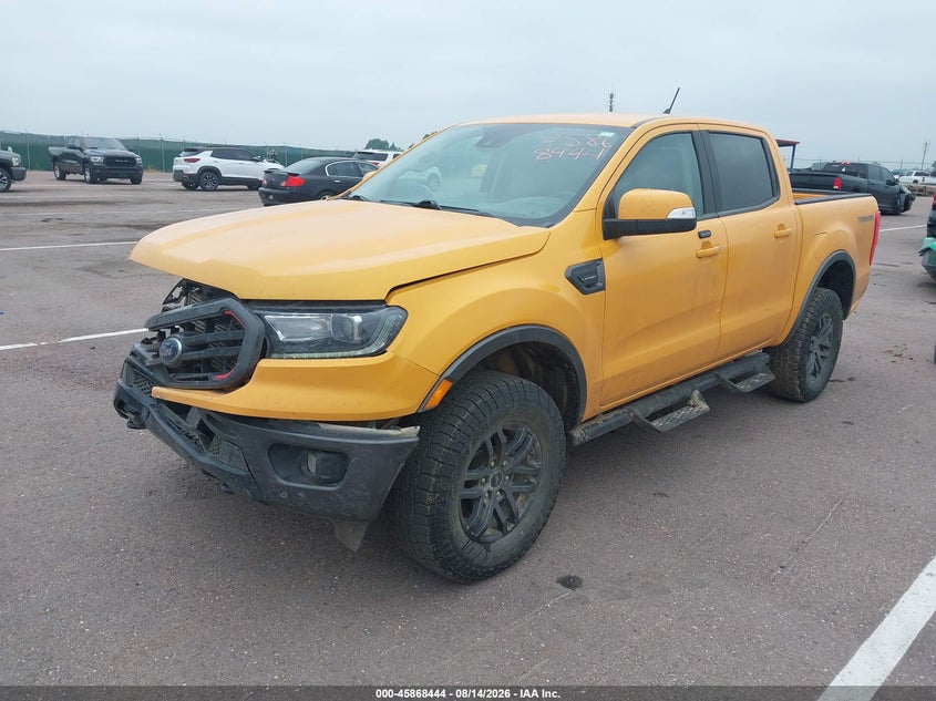 Vin: 1fter4fh7mld56286, lot: 46367414, ford ranger lariat 20212