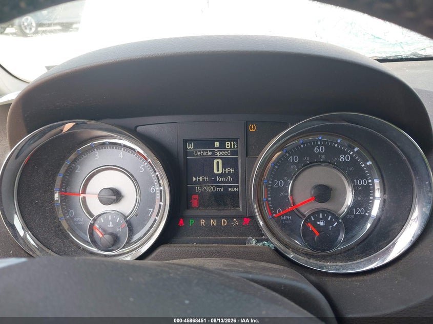 CHRYSLER TOWN & COUNTRY 2013 VIN 2C4RC1CG1DR820161
