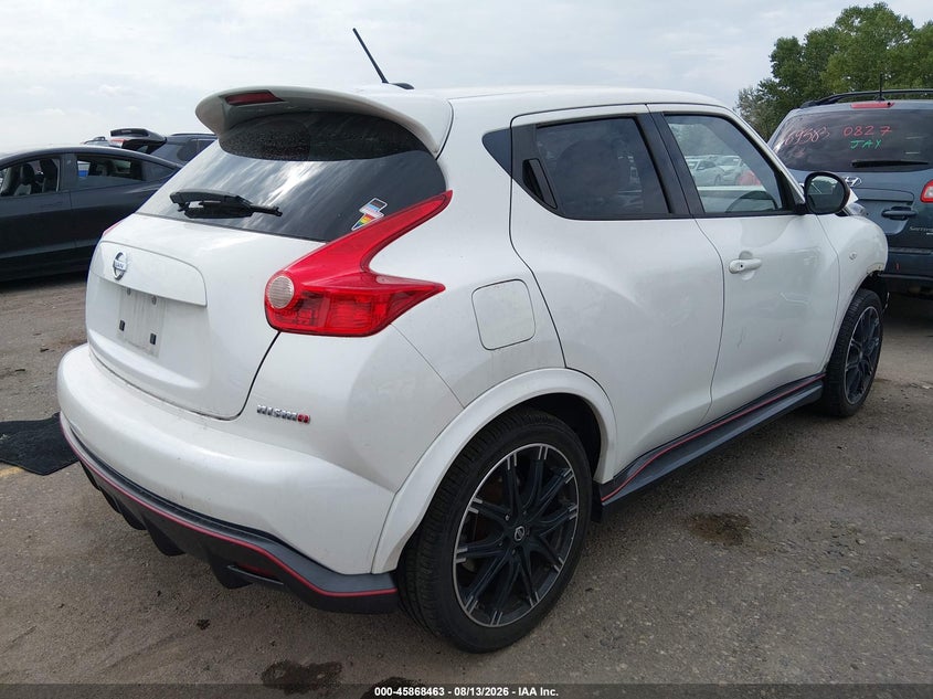 Vin: jn8af5mv8et365106, lot: 46367433, nissan juke nismo 20144