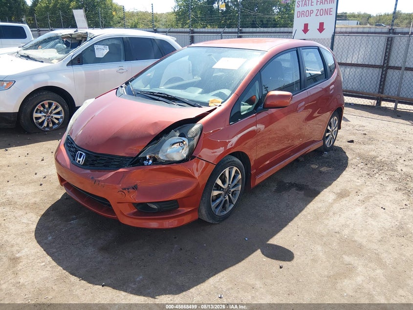 2012 Honda Fit, Лівий перед, IAAI, VIN JHMGE8H67CC024563 — фото 2