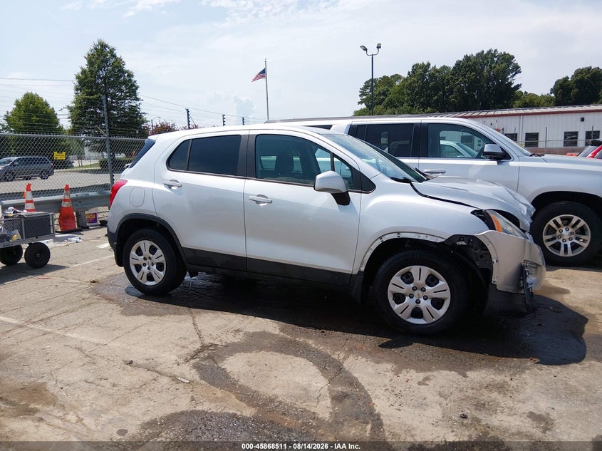 CHEVROLET TRAX 2016 VIN 3GNCJKSB3GL246615