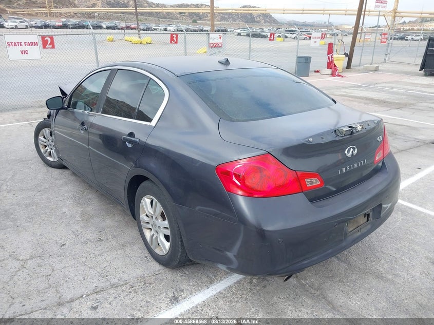 2010 INFINITI G37 auction photo 3