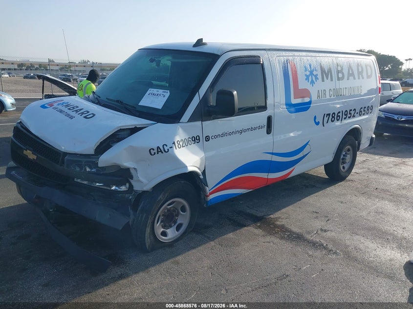 CHEVROLET EXPRESS CARGO 2020 VIN 1GCWGAFP6L1260630