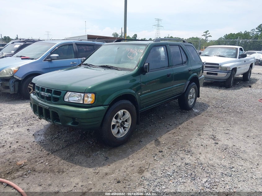 2000 Isuzu Rodeo, Обычный износ, IAAI, VIN 4S2CK58W4Y4334957 — фото 2