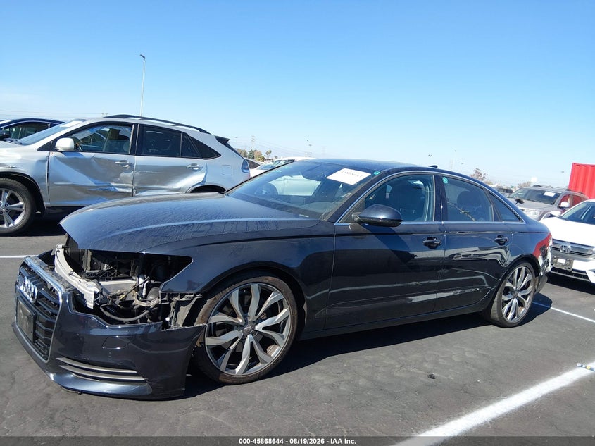 2014 AUDI A6 SEDAN 2.0L I-4 DI, DOHC, VVT, TURBO, 220HP