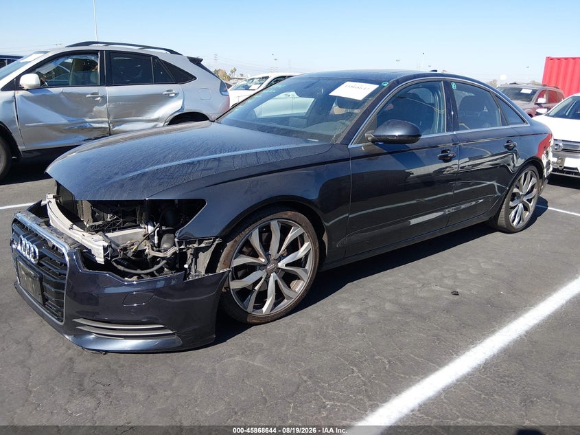 2014 AUDI A6 SEDAN 2.0L I-4 DI, DOHC, VVT, TURBO, 220HP