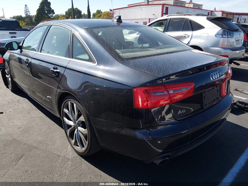 2014 AUDI A6 SEDAN 2.0L I-4 DI, DOHC, VVT, TURBO, 220HP