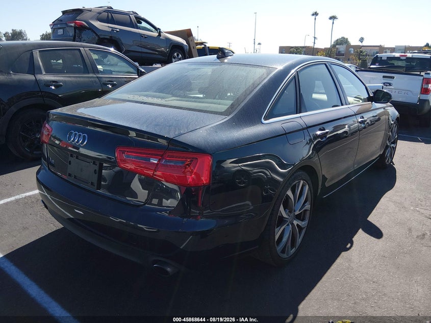 2014 AUDI A6 SEDAN 2.0L I-4 DI, DOHC, VVT, TURBO, 220HP