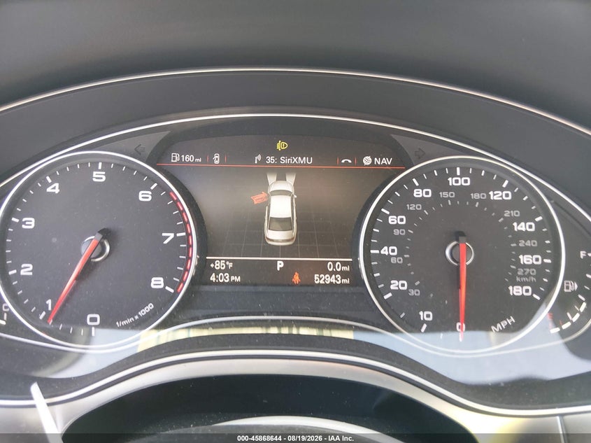 2014 AUDI A6 SEDAN 2.0L I-4 DI, DOHC, VVT, TURBO, 220HP