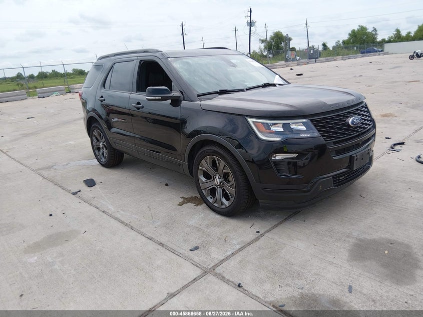 Vin: 1fm5k8gt8jgc84660, lot: 46367628, ford explorer sport 2018 img_1