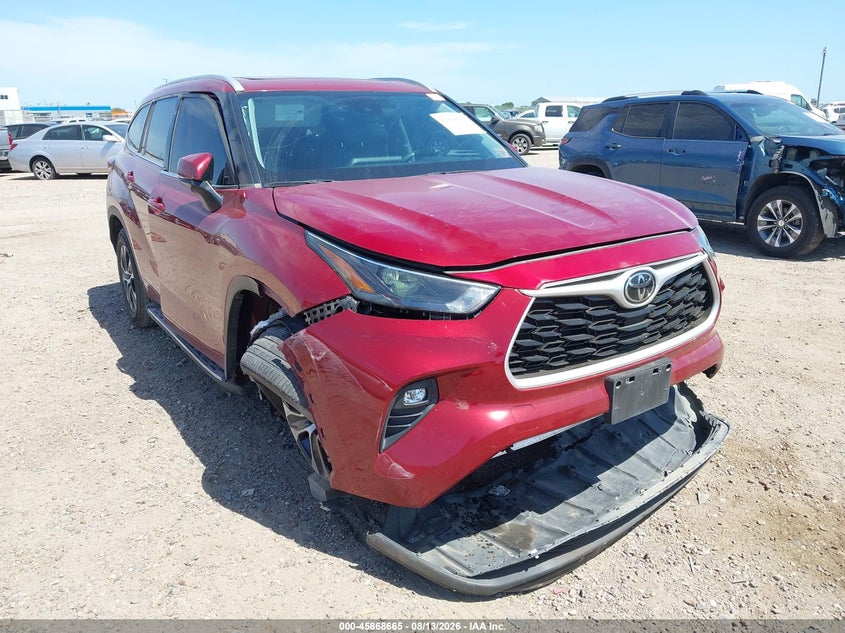 Vin: 5tdgzrah4ns125293, lot: 46367635, toyota highlander xle 20221