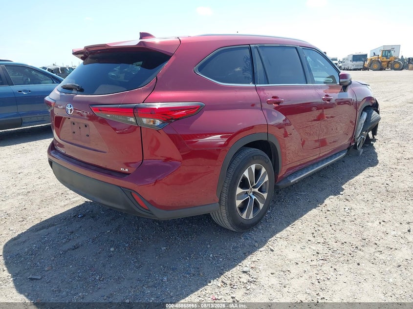 Vin: 5tdgzrah4ns125293, lot: 46367635, toyota highlander xle 20224