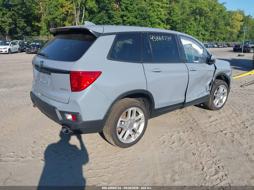 Vin: 5fnyf8h54rb020492, lot: 46367704, honda passport awd ex-l 20244