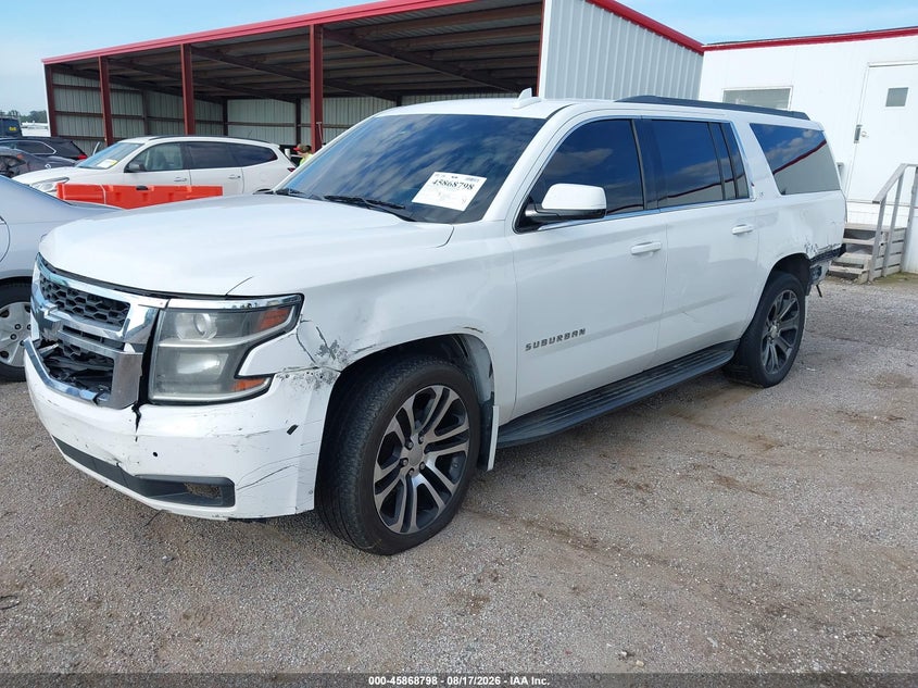 Vin: 1gnskhkc2gr428996, lot: 46367768, chevrolet suburban lt 20162