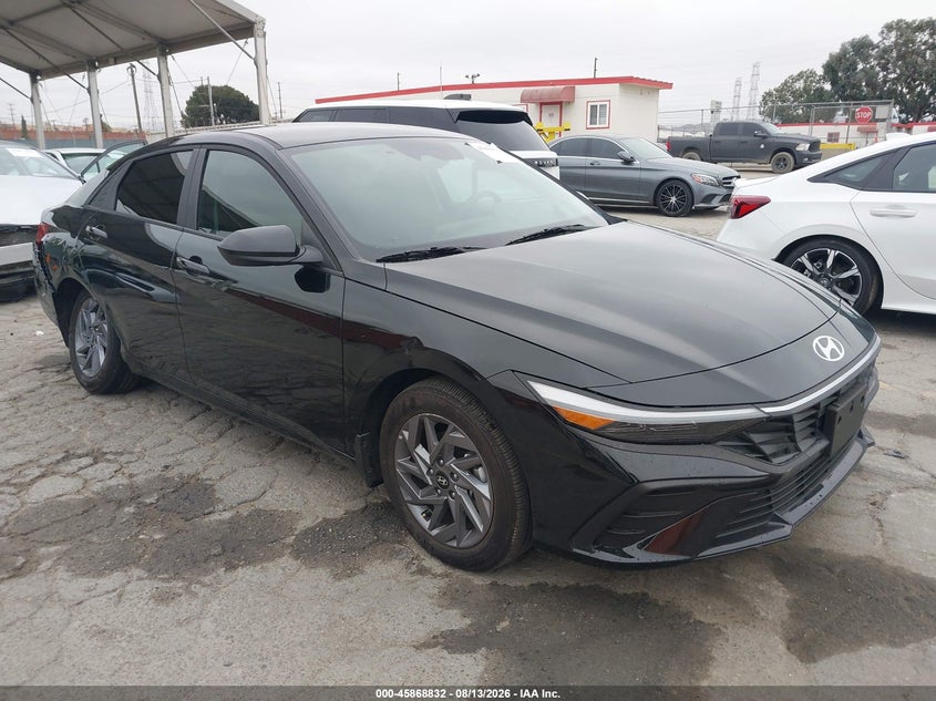 2026 Hyundai Elantra Hybrid Blue, Правый зад, IAAI, VIN KMHLM4DJ2TU182997