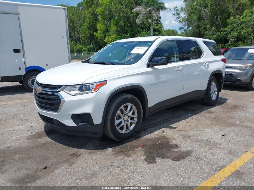 Vin: 1gnerfkw9lj250455, lot: 46367813, chevrolet traverse fwd ls 20202
