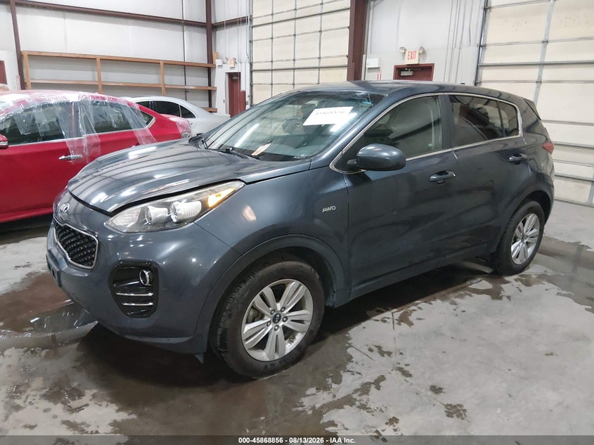 2018 Kia Sportage, Rear, IAAI, VIN KNDPMCAC6J7333759 — photo 2