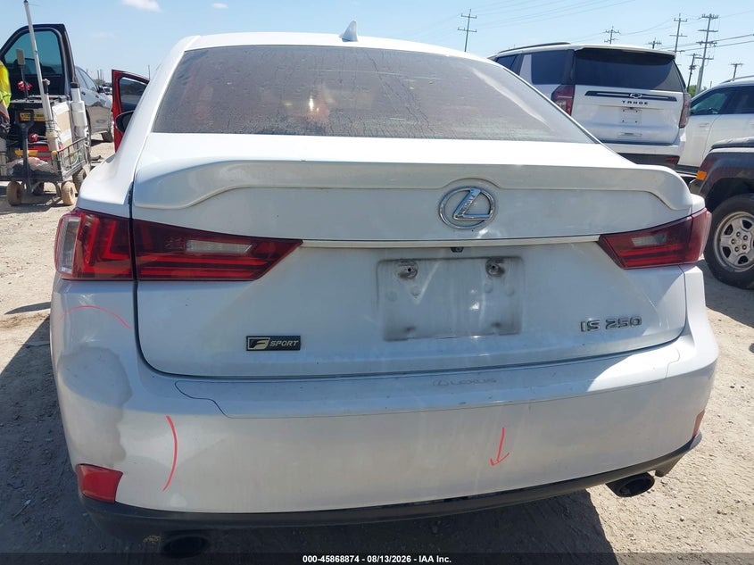 LEXUS IS 250 2014 VIN JTHBF1D23E5035374