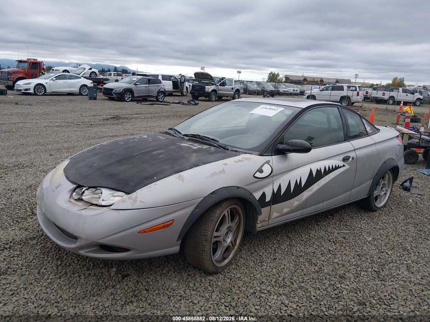2001 Saturn SC, Left & Right Side, IAAI, VIN 1G8ZN14821Z287976 — photo 2