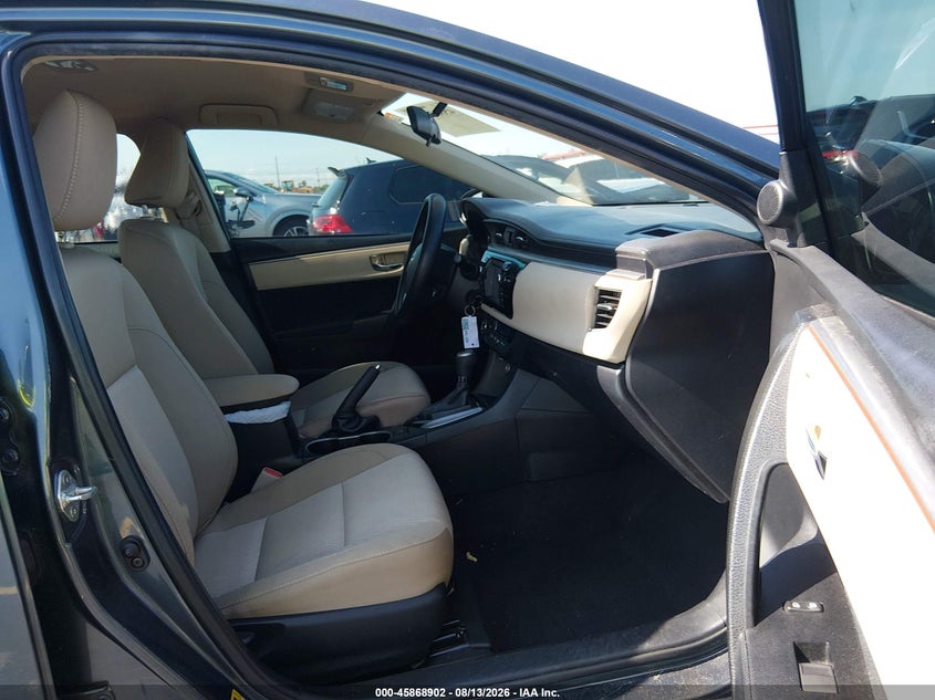 2016 TOYOTA COROLLA SEDAN 1.8L I-4 DOHC, VVT, 132HP