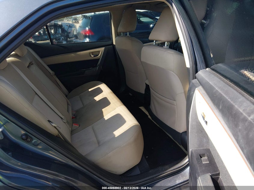 2016 TOYOTA COROLLA SEDAN 1.8L I-4 DOHC, VVT, 132HP