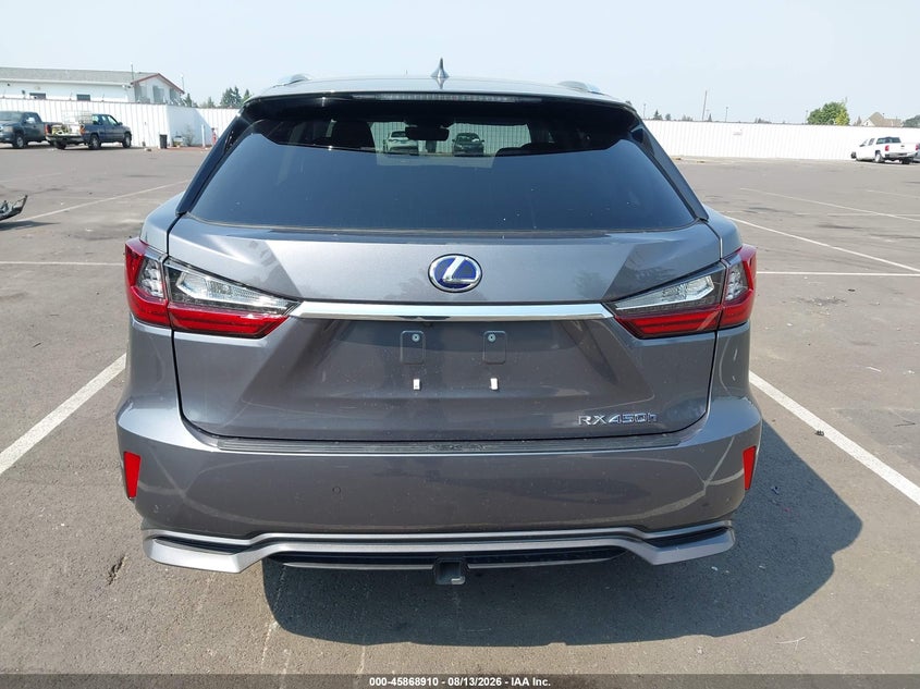 LEXUS RX 450H 2016 VIN 2T2BGMCA8GC007080
