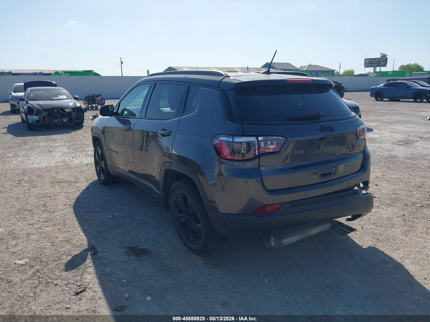 Vin: 3c4njcbb5mt587131, lot: 46367898, jeep compass altitude fwd 20213