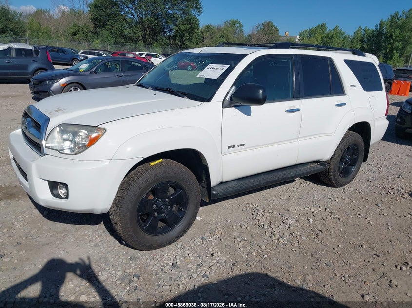 2007 TOYOTA 4RUNNER SPORT UTILITY VEHICLE 4.0L V-6 DOHC, VVT, 236HP