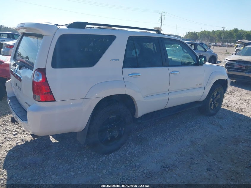 2007 TOYOTA 4RUNNER SPORT UTILITY VEHICLE 4.0L V-6 DOHC, VVT, 236HP