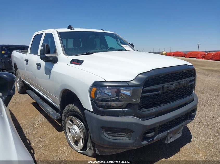 Vin: 3c6ur5hl8rg249472, lot: 46368028, ram 2500 tradesman  4x4 8' box 20241