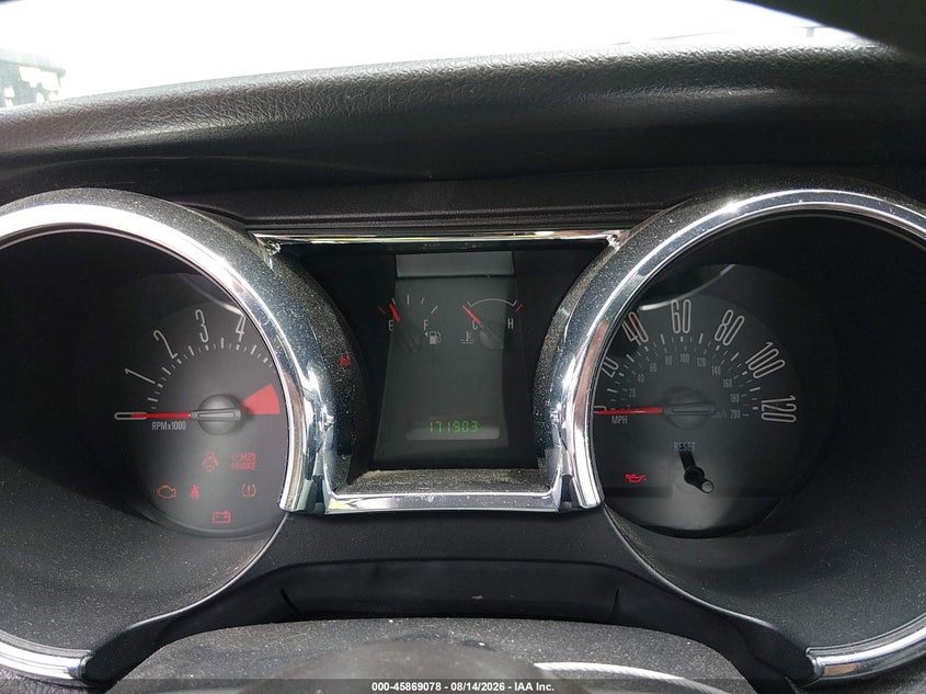 FORD MUSTANG 2007 VIN 1ZVFT80N075369141