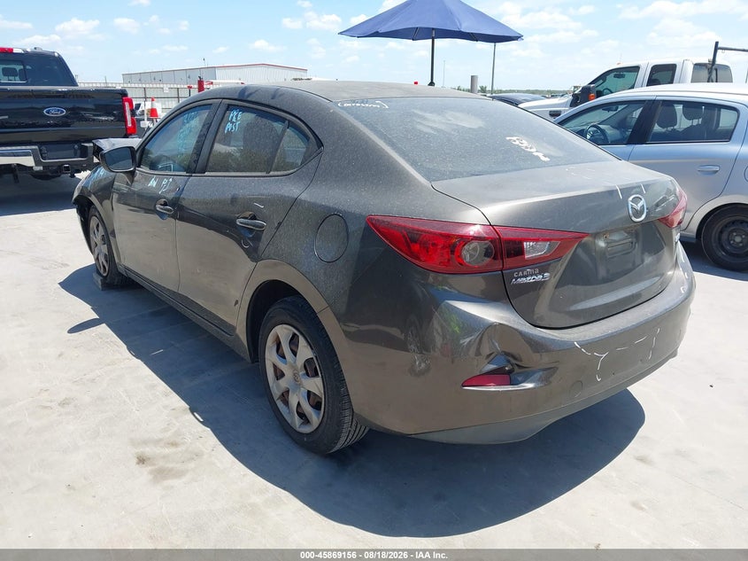 Vin: jm1bm1u73f1260664, lot: 46368126, mazda mazda3 i sport 20153