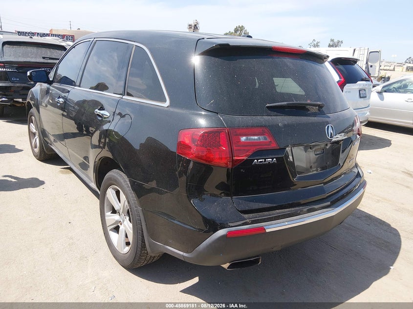 Vin: 2hnyd2h67bh544533, lot: 46368151, acura mdx technology package 20113