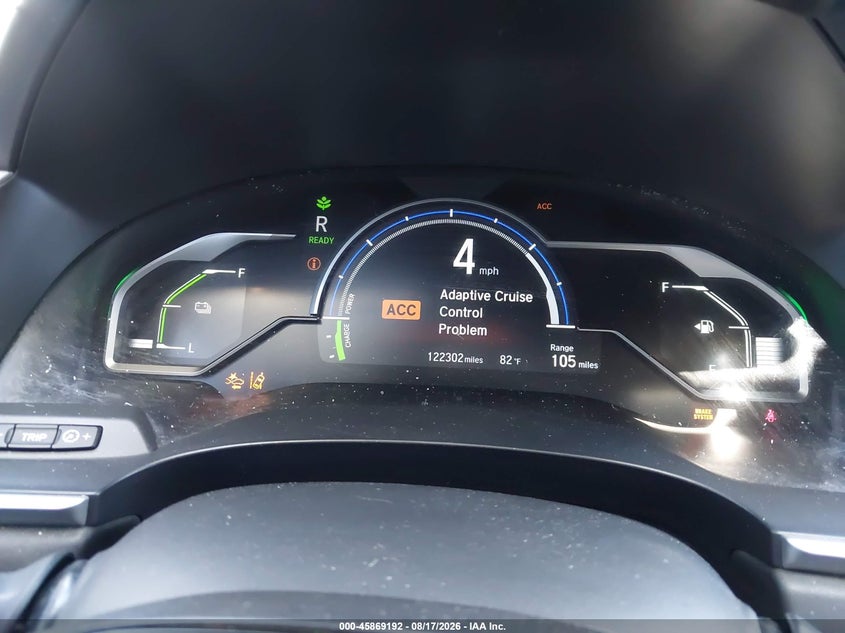 HONDA CLARITY PLUG-IN HYBRID 2019 VIN JHMZC5F1XKC001295