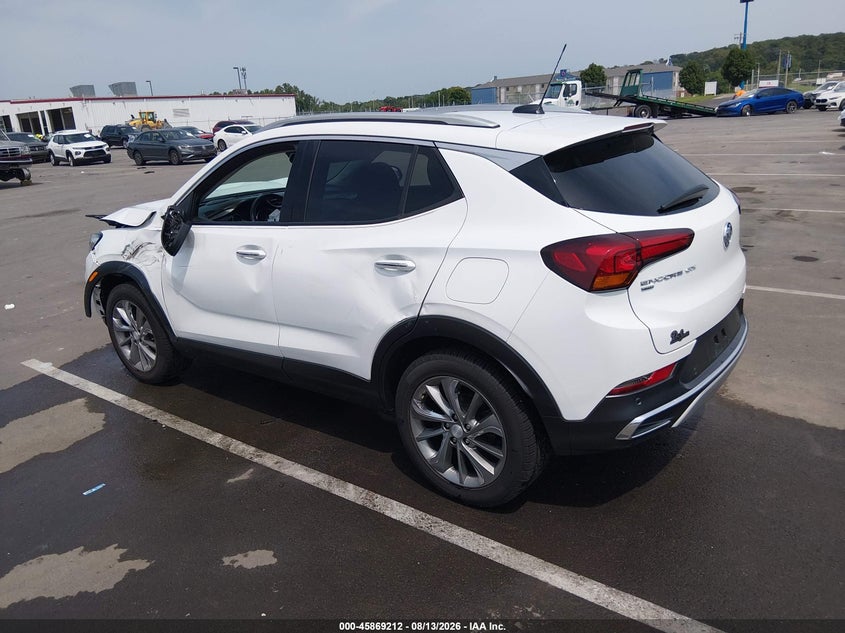 Vin: kl4mmgsl2mb130968, lot: 46368182, buick encore gx awd essence 20213