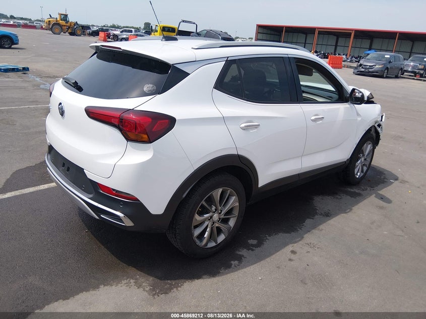 Vin: kl4mmgsl2mb130968, lot: 46368182, buick encore gx awd essence 20214