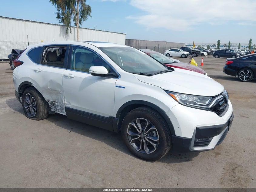 2021 Honda Cr-V Hybrid Ex-L, Правый бок, IAAI, VIN 7FART6H87ME012220