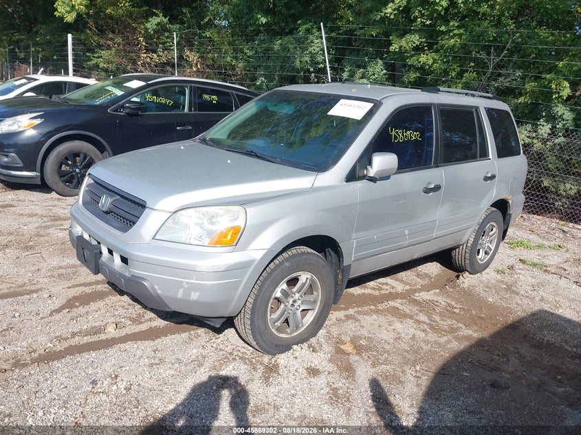 2004 Honda Pilot, Normal Wear & Tear, IAAI, VIN 2HKYF18524H501391 — photo 2