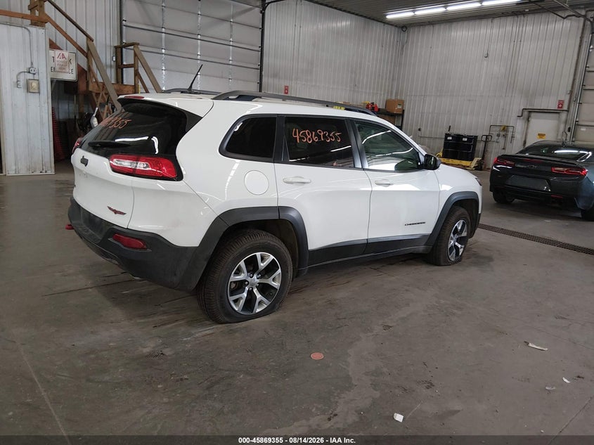 Vin: 1c4pjmbs9fw786971, lot: 46368325, jeep cherokee trailhawk 20154