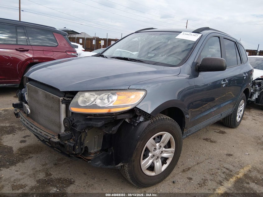 2009 Hyundai Santa Fe, Front End, IAAI, VIN 5NMSG73D29H260683 — photo 2