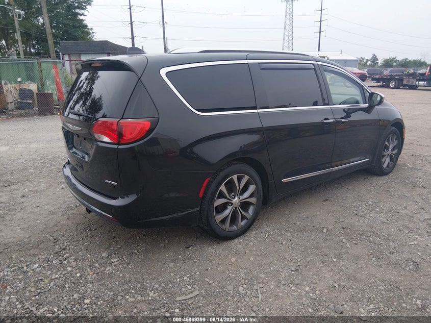 Vin: 2c4rc1ggxhr527956, lot: 46368369, chrysler pacifica limited 20174