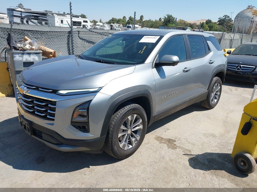 2025 Chevrolet Equinox, Rear, IAAI, VIN 3GNAXPEGXSL150497 — photo 2